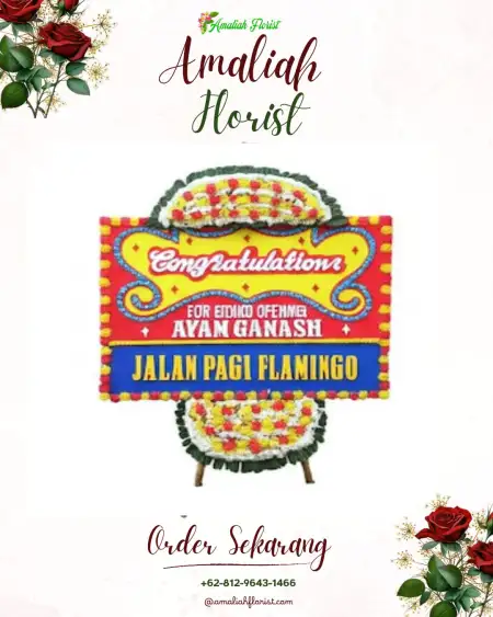 Sewa Papan Bunga Panjang Utara